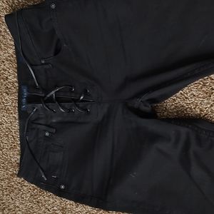 Vigoss The Chelsea Flare Lace Up Jeans